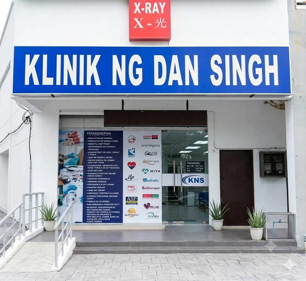 Klinik Ng Dan Singh Kundang branch exterior
